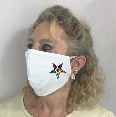 Deborah Grand Chapter OES Chapter Face covering - Made in USA